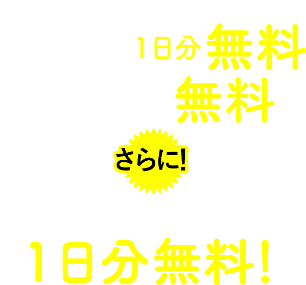 A-NAvi経由のお申し込みでご利用料金１日分無料。受取手数料無料。さらに！ハワイ現地でのお申込みなら１日分無料！