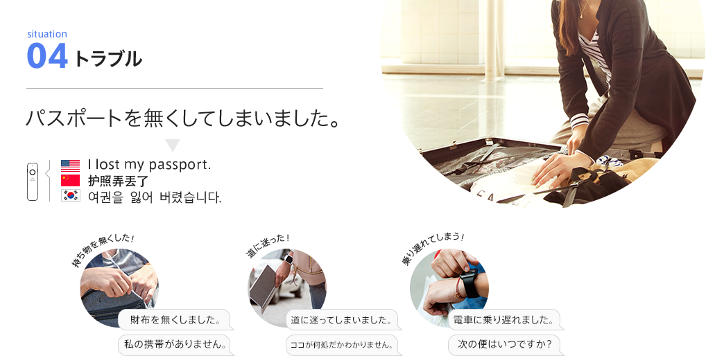 パスポートを無くしてしまいました。