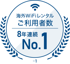 ご利用者数8年連続No.1