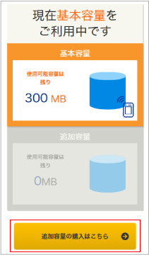利用容量の確認