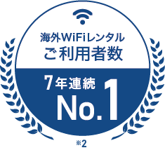 ご利用者数7年連続No.1