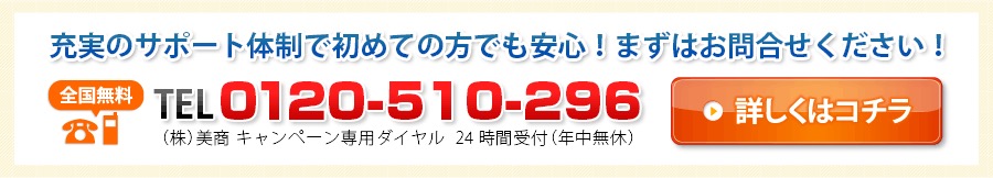 お問い合わせ番号0120-510-296