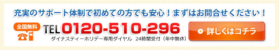 お問い合わせ番号0120-510-296